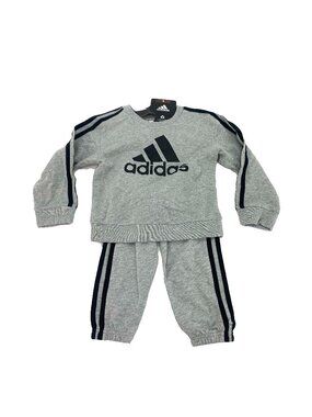 Adidas | Kid's 2 Piece Jogger Set | Grey | Size 7